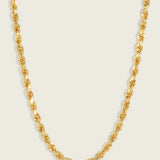 3mm Solid 14k Classic Rope Chain, Bracelet, or Anklet