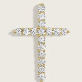 Classic Pave Diamond Cross Pendant