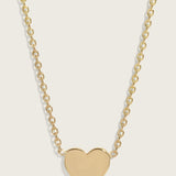 14k Engravable Heart Layering Necklace