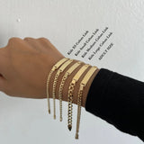 14k Gold Kids Large Cuban Link Engravable ID Bracelet